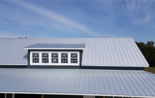 Galvalume metal roofing